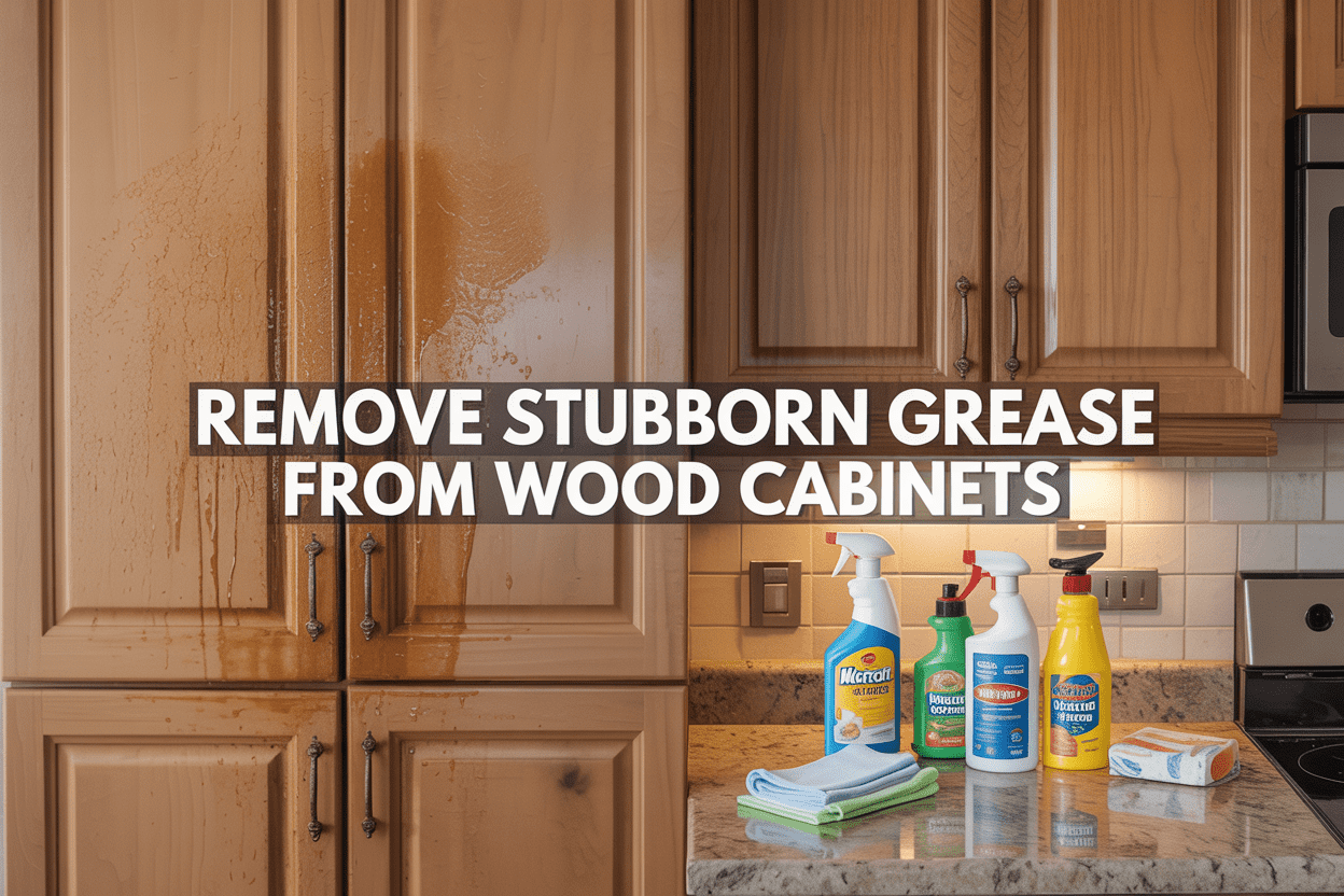 The Ultimate Guide to Removing Stubborn Grease From Wood Cabinets