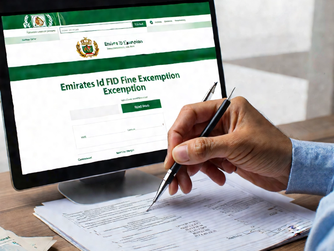 Step and Instructions: Applying for Emirates ID Fine Exemptions